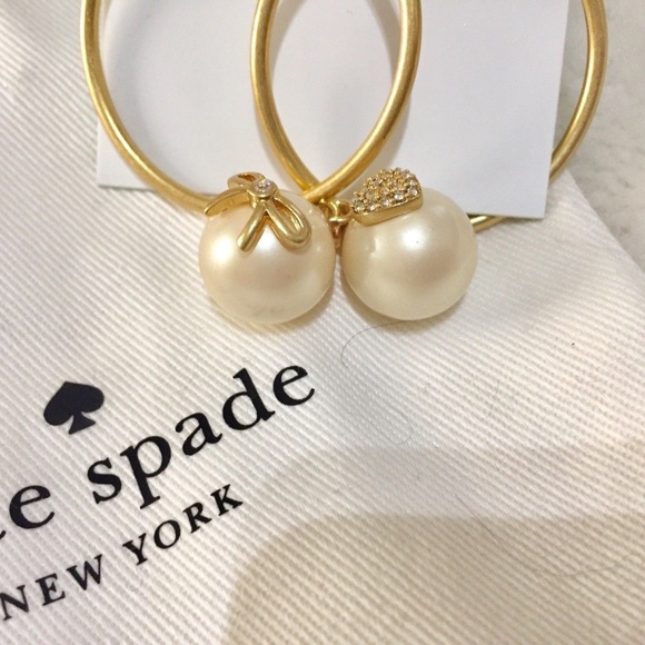 ★NWT Kate Spade Heart and Bow Earrings★ - Picture 7 of 8